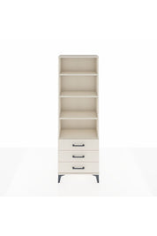 Arges Dolap 4 Raflı 3 Çekmeceli 60x30x182 - S23M037V1A