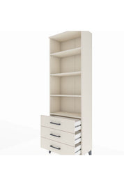 Arges Dolap 4 Raflı 3 Çekmeceli 60x30x182 - S23M037V1A