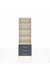 Arges Dolap 4 Raflı 3 Çekmeceli 60x30x182 - S23M037V2A
