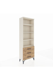Arges Dolap 4 Raflı 3 Çekmeceli 60x30x182 - S23M037V3A