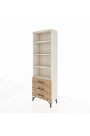 Arges Dolap 4 Raflı 3 Çekmeceli 60x30x182 - S23M037V3A
