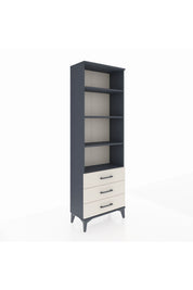 Arges Dolap 4 Raflı 3 Çekmeceli 60x30x182 - S23M037V4A