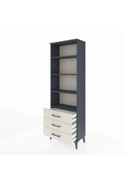Arges Dolap 4 Raflı 3 Çekmeceli 60x30x182 - S23M037V4A