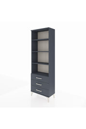 Arges Dolap 4 Raflı 3 Çekmeceli 60x30x182 - S23M037V5A