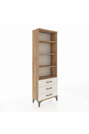Arges Dolap 4 Raflı 3 Çekmeceli 60x30x182 - S23M037V7A