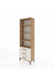 Arges Dolap 4 Raflı 3 Çekmeceli 60x30x182 - S23M037V7A
