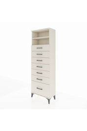 Arges Dolap 2 Raflı 7 Çekmeceli 60x30x182 - S23M038V1A