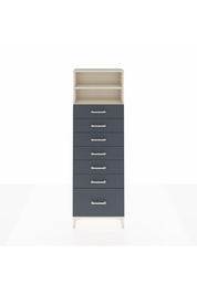 Arges Dolap 2 Raflı 7 Çekmeceli 60x30x182 - S23M038V2A