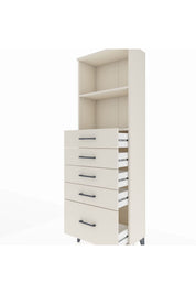 Arges Dolap 2 Raflı 5 Çekmeceli 60x30x182 - S23M040V1A