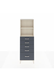 Arges Dolap 2 Raflı 5 Çekmeceli 60x30x182 - S23M040V2A