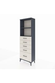 Arges Dolap 2 Raflı 5 Çekmeceli 60x30x182 - S23M040V4A