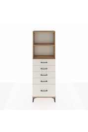 Arges Dolap 2 Raflı 5 Çekmeceli 60x30x182 - S23M040V7A