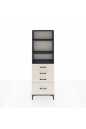 Arges Dolap 3 Raflı 4 Çekmeceli 60x30x182 - S23M041V4A