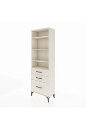 Arges Dolap 4 Raflı 3 Çekmeceli 60x30x182 - S23M042V1A