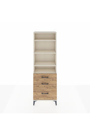 Arges Dolap 4 Raflı 3 Çekmeceli 60x30x182 - S23M042V3A
