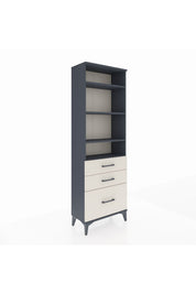 Arges Dolap 4 Raflı 3 Çekmeceli 60x30x182 - S23M042V4A