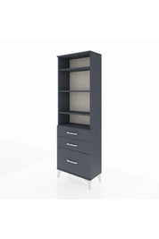 Arges Dolap 4 Raflı 3 Çekmeceli 60x30x182 - S23M042V5A