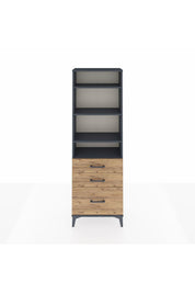 Arges Dolap 4 Raflı 3 Çekmeceli 60x30x182 - S23M042V6A