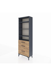 Arges Dolap 4 Raflı 3 Çekmeceli 60x30x182 - S23M042V6A