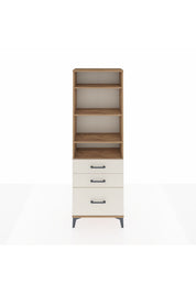Arges Dolap 4 Raflı 3 Çekmeceli 60x30x182 - S23M042V7A