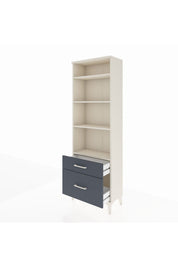 Arges Dolap 4 Raflı 2 Çekmeceli 60x30x182 - S23M043V2A