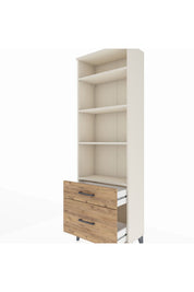 Arges Dolap 4 Raflı 2 Çekmeceli 60x30x182 - S23M043V3A