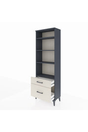 Arges Dolap 4 Raflı 2 Çekmeceli 60x30x182 - S23M043V4A