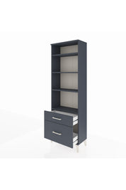 Arges Dolap 4 Raflı 2 Çekmeceli 60x30x182 - S23M043V5A