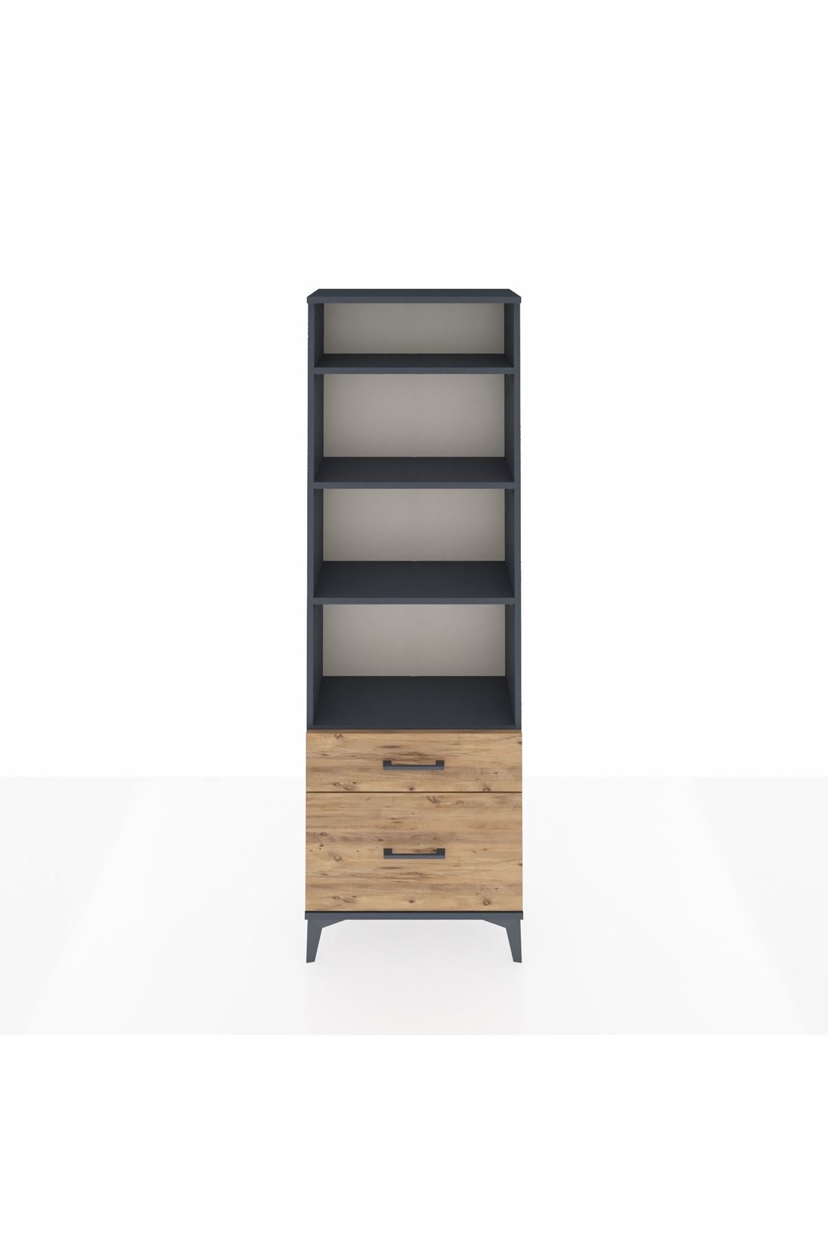 Arges Dolap 4 Raflı 2 Çekmeceli 60x30x182 - S23M043V6A