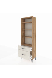Arges Dolap 4 Raflı 2 Çekmeceli 60x30x182 - S23M043V7A