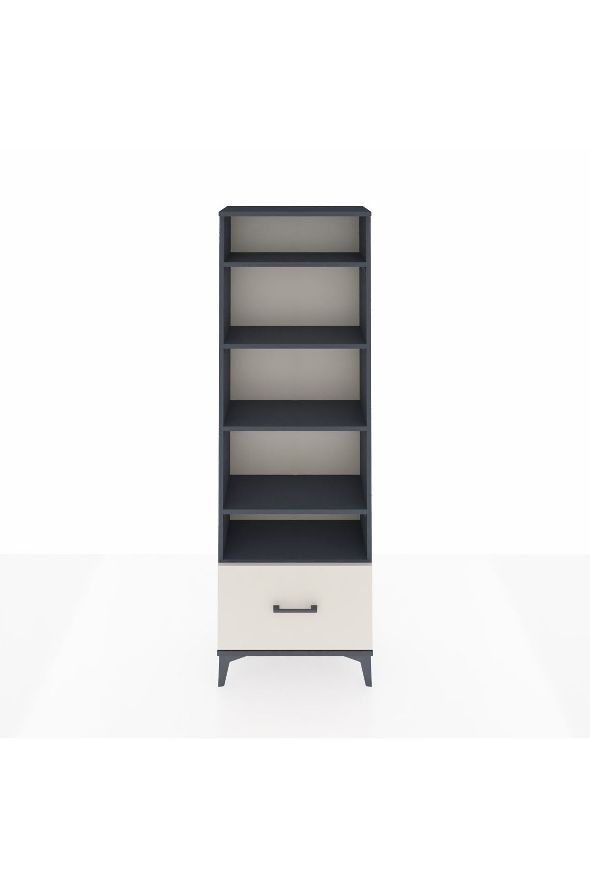 Arges Dolap 5 Raflı Tek Çekmeceli 60x30x182 - S23M044V4A