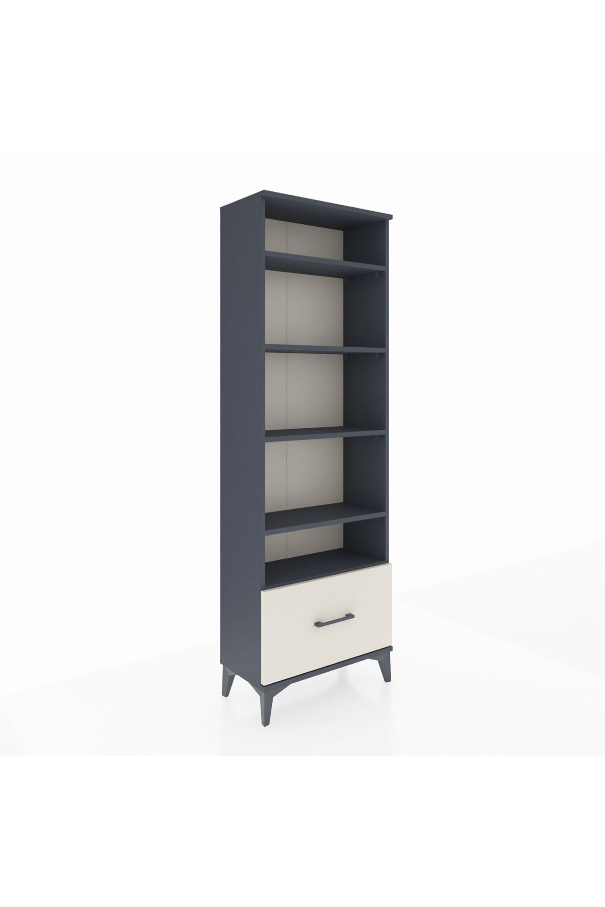 Arges Dolap 5 Raflı Tek Çekmeceli 60x30x182 - S23M044V4A
