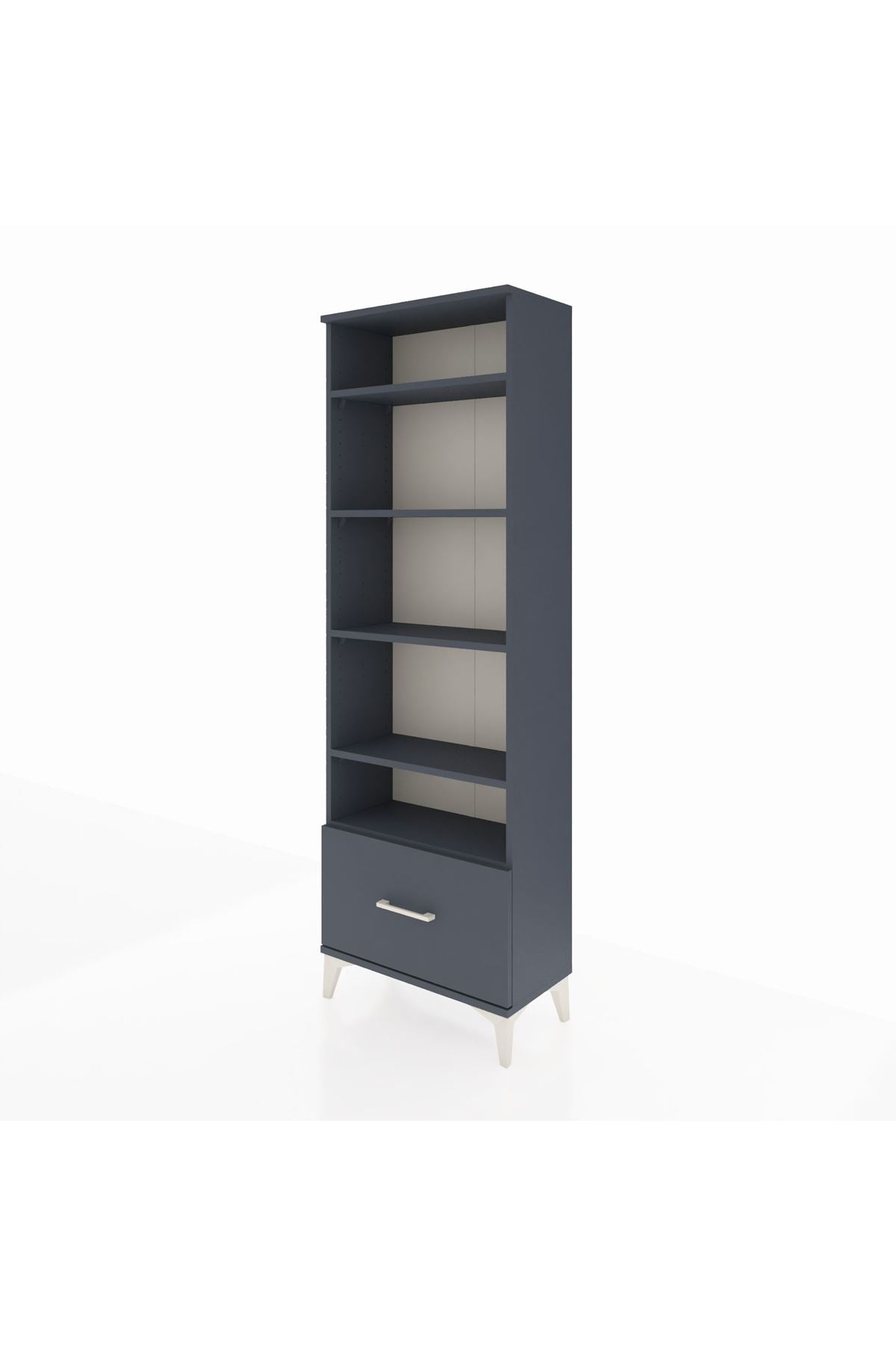 Arges Dolap 5 Raflı Tek Çekmeceli 60x30x182 - S23M044V5A