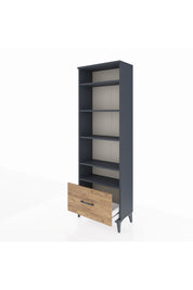 Arges Dolap 5 Raflı Tek Çekmeceli 60x30x182 - S23M044V6A