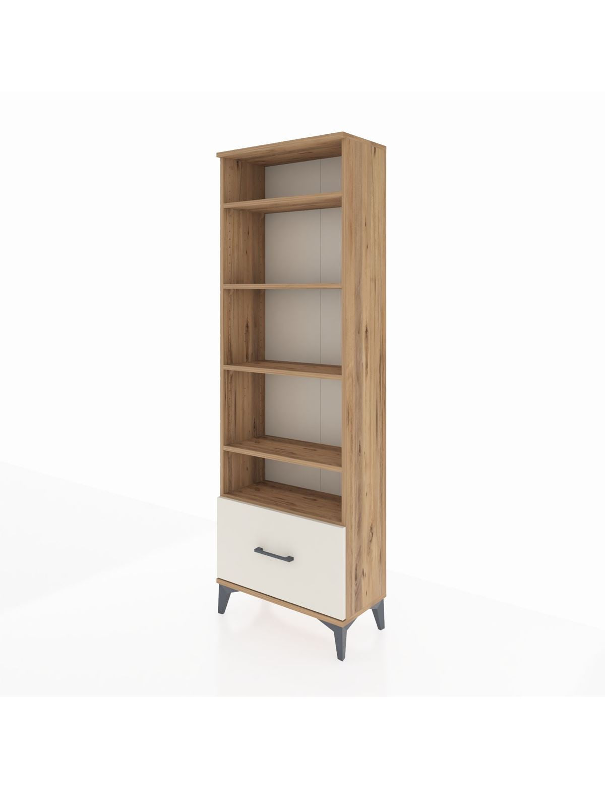 Arges Dolap 5 Raflı Tek Çekmeceli 60x30x182 - S23M044V7A