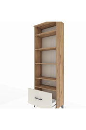 Arges Dolap 5 Raflı Tek Çekmeceli 60x30x182 - S23M044V7A