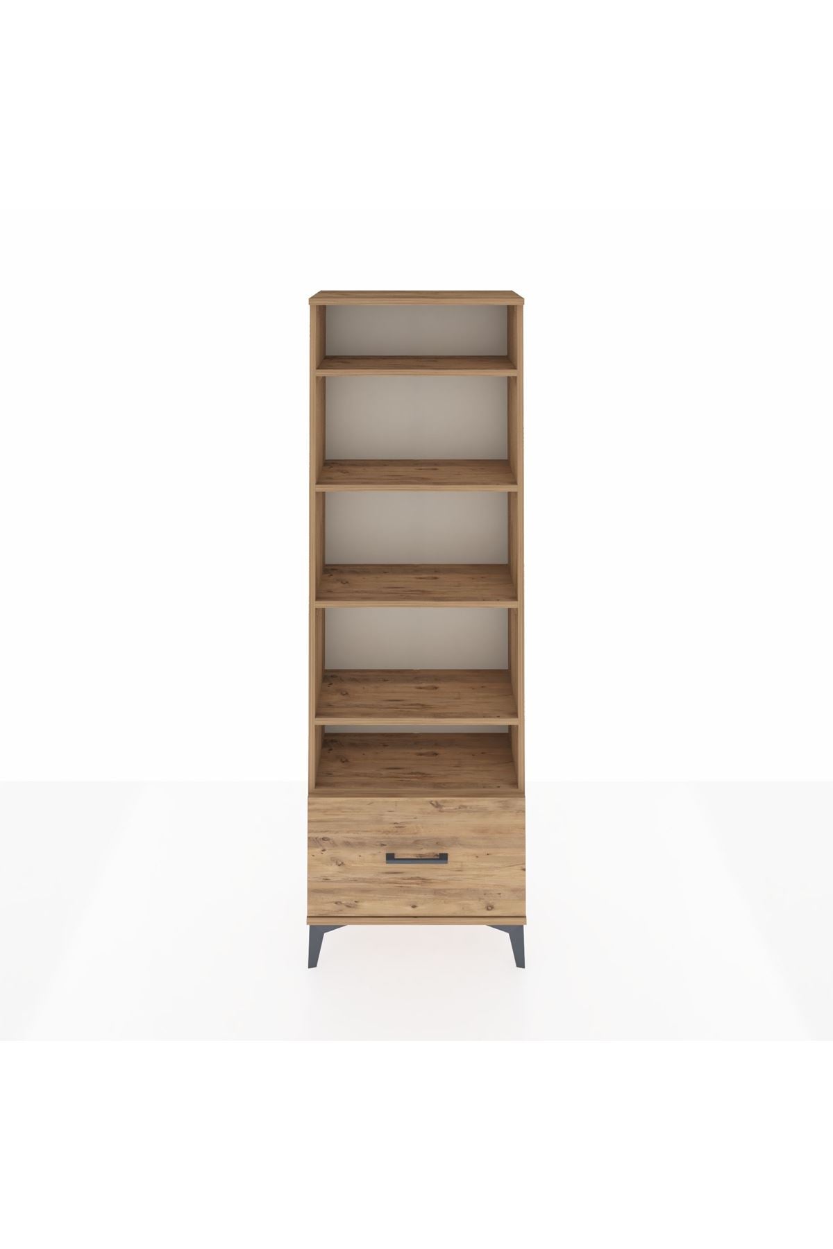 Arges Dolap 5 Raflı Tek Çekmeceli 60x30x182 - S23M044V9A
