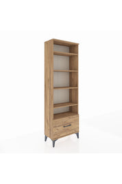 Arges Dolap 5 Raflı Tek Çekmeceli 60x30x182 - S23M044V9A