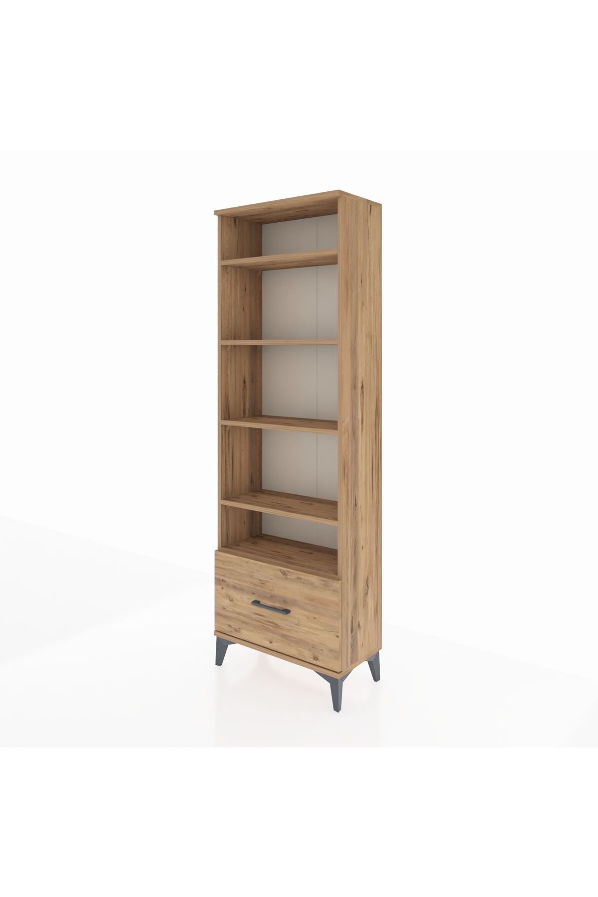 Arges Dolap 5 Raflı Tek Çekmeceli 60x30x182 - S23M044V9A