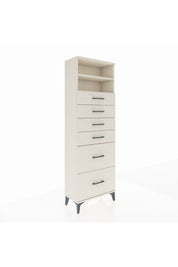 Arges Dolap 2 Raflı 6 Çekmeceli 60x30x182 - S23M045V1A