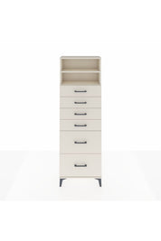 Arges Dolap 2 Raflı 6 Çekmeceli 60x30x182 - S23M045V1A