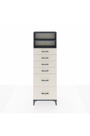 Arges Dolap 2 Raflı 6 Çekmeceli 60x30x182 - S23M045V4A