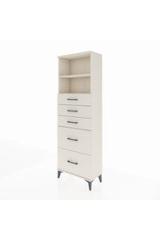 Arges Dolap 2 Raflı 5 Çekmeceli 60x30x182 - S23M046V1A