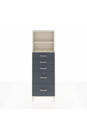 Arges Dolap 2 Raflı 5 Çekmeceli 60x30x182 - S23M046V2A