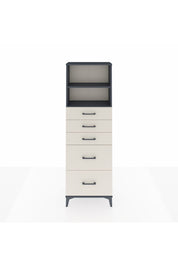 Arges Dolap 2 Raflı 5 Çekmeceli 60x30x182 - S23M046V4A