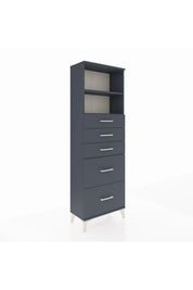 Arges Dolap 2 Raflı 5 Çekmeceli 60x30x182 - S23M046V5A