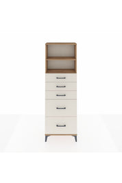 Arges Dolap 2 Raflı 5 Çekmeceli 60x30x182 - S23M046V7A