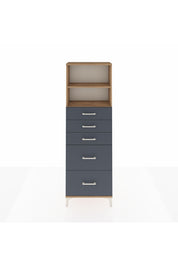 Arges Dolap 2 Raflı 5 Çekmeceli 60x30x182 - S23M046V8A