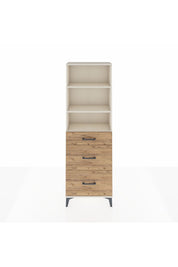 Arges Dolap 3 Raflı 3 Çekmeceli 60x30x182 - S23M048V3A