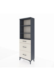 Arges Dolap 3 Raflı 3 Çekmeceli 60x30x182 - S23M048V4A